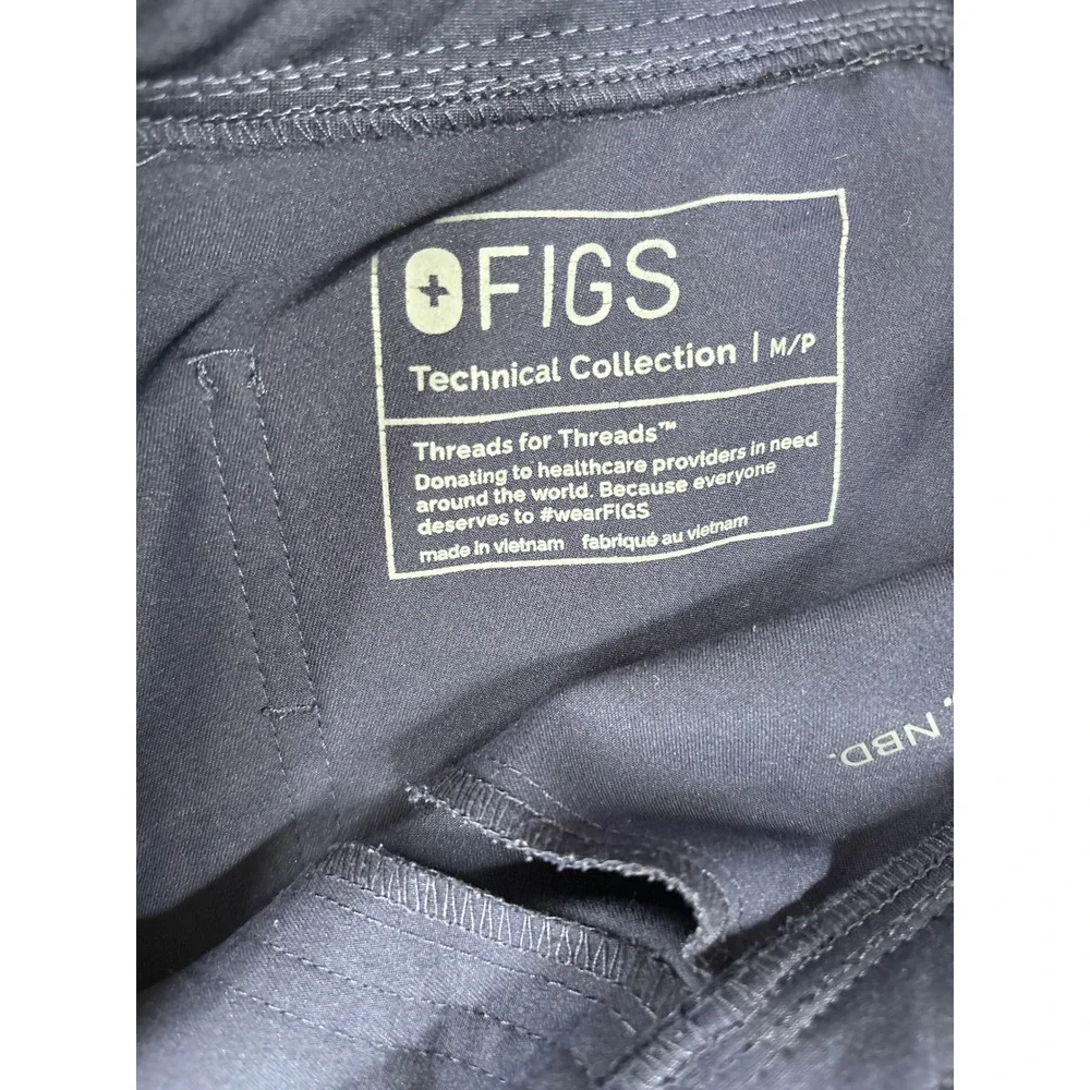 FIGS Technical Collection Navy Blue Scrub Jogger Pants W18SW2005P Mens Medium